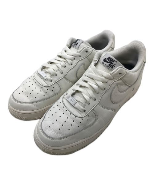 NIKE（ナイキ）NIKE (ナイキ) レザースニーカー　AIR FORCE 1 By You　AF1  エアーフォースワン　DN4162-991 ホワイト サイズ:28の古着・服飾アイテム