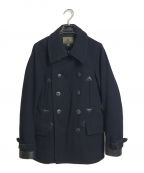 NIGEL CABOURNナイジェルケーボン）の古着「MILITARY PEA COAT」｜ネイビー×ブラック