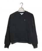 Y-3ワイスリー）の古着「胸ロゴスウェット　LOGO CREW SWEATSHIRT」｜ブラック