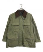 Barbour×nano・universeバブアー×ナノ・ユニバース）の古着「別注 OVERSIZE BEDALE　オーバーサイズビデイル　アウター」｜グリーン×ブラウン