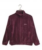 SUPREMEシュプリーム）の古着「studded velour track jacket　ベロアトラックジャケット　ジャージ　サイドライン　スタッズ　22FW」｜パープル