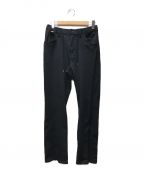 TTT MSWティー）の古着「Cotton Polyester Wide Slacks」｜ネイビー