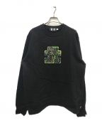 BlackEyePatch×A BATHING APEブラックアイパッチ×アベイシングエイプ）の古着「CREWNECK SWEAT」｜ブラック