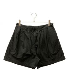 UNUSED（アンユーズド）の古着「Wide shorts garment dye」｜ブラック