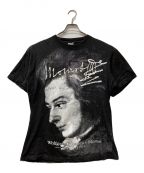 WOLFGANG AMADEUS MOZART不明）の古着「プリントTシャツ」｜ブラック