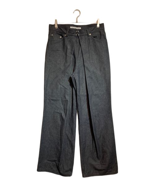 JOHN LAWRENCE SULLIVAN（ジョン ローレンス サリバン）JOHN LAWRENCE SULLIVAN (ジョンローレンスサリバン) Rigid denim wide pants インディゴ サイズ:Ｌの古着・服飾アイテム