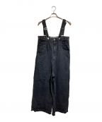 PRANK PROJECTプランクプロジェクト）の古着「Loose Waist Two-way Salopette Pants」｜ブラック