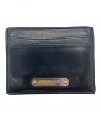 Saint Laurent Parisサンローランパリ）の古着「Metal Logo Card Holder」｜ブラック