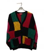 SUPREMEシュプリーム）の古着「Patchwork Cable Knit Cardigan」｜マルチカラー