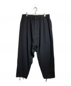 Engineered Garmentsエンジニアド ガーメンツ）の古着「Sarrouel Pant-Solid Poly Wool Flannel」｜ブラック