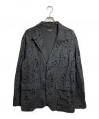 Engineered Garmentsエンジニアド ガーメンツ）の古着「Loiter Jacket - Flocking Splatter」｜グレー