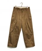 WACKO MARIAワコマリア）の古着「DOUBLE PLEATED CHINO TROUSERS」｜ベージュ