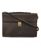 LOEWEロエベ）の古着「2WAYレザービジネスバッグ」｜ブラウン