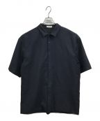 ATONエイトン）の古着「WOOL CARAMEL PIQUET OVER SHIRT」｜ネイビー