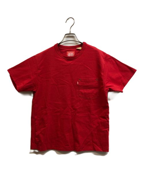 KENZO（ケンゾー）KENZO (ケンゾー) Levi’s (リーヴァイス) pocket T-Shirt レッド サイズ:Mの古着・服飾アイテム