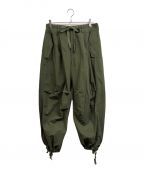 steinシュタイン）の古着「MILITARY OVER TROUSERS」｜カーキ