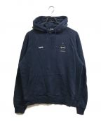 F.C.R.B.エフシーレアルブリストル）の古着「EMBLEM HOODIE SOPH.」｜ネイビー