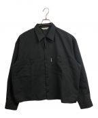 COOTIE PRODUCTIONSクーティープロダクツ）の古着「T/W Work L/S Shirt」｜ブラック