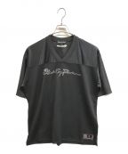 BlackEyePatchブラックアイパッチ）の古着「SLOPPY SCRIPT HOCKEY JERSEY BLACK」｜ブラック