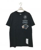 NEIGHBORHOOD×FRAGMENTSネイバーフッド×フラグメント）の古着「コラボプリントTシャツ」｜ブラック