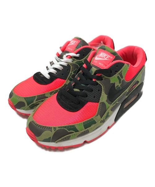 NIKE（ナイキ）NIKE (ナイキ) ATMOS (アトモス) AIR MAX 90 グリーン×レッド サイズ:28.0cmの古着・服飾アイテム