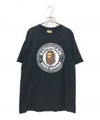 A BATHING APEアベイシングエイプ）の古着「Woodland Camo Tシャツ」｜ブラック