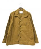 MHLエムエイチエル）の古着「COTTON LINEN OXFORD」｜ブラウン