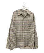 AURALEEオーラリー）の古着「WASHABLE SUPER LIGHT WOOL CHECK SHIRTS」｜マルチカラー