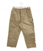 stussyステューシー）の古着「BRUSHED BEACH PANT」｜ベージュ