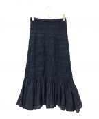 merletteマーレット）の古着「SEREDA SKIRT」｜ネイビー