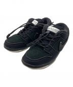 NIKE SB×GNARHUNTERSナイキエスビー×ナーハンターズ）の古着「DUNK LOW PRO QS　DH7756-010　ダンクロープロ」｜ブラック