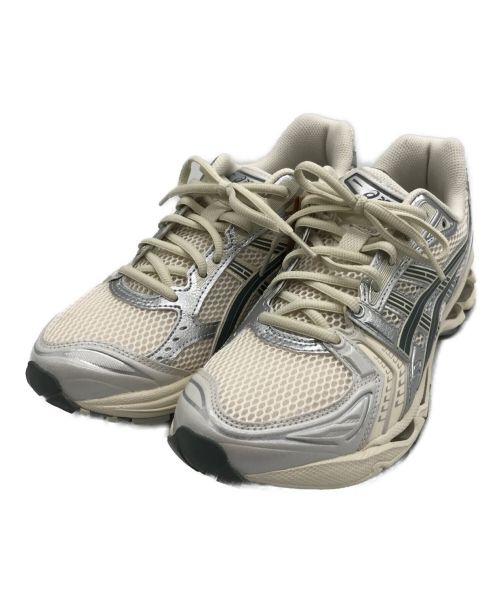 asics（アシックス）asics (アシックス) GEL-KAYANO 14　1201A019 アイボリー×グレー サイズ:26ｃｍ 未使用品の古着・服飾アイテム