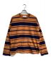 WELLDER（ウェルダー）の古着「Random stripe long sleeve ボーダーカットソー　WM23SCU04」｜ブラウン×ネイビー