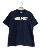 Hanesヘインズ）の古着「バンドTシャツ　HELMET 90’S USA製」｜ネイビー