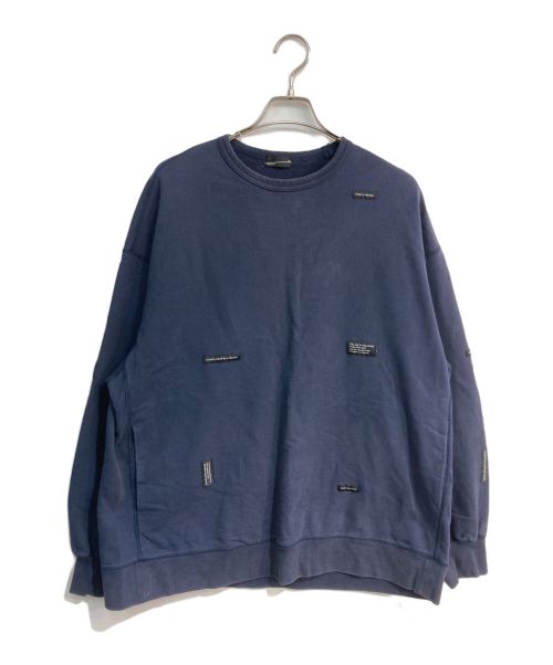 LAD MUSICIAN（ラッドミュージシャン）LAD MUSICIAN (ラッドミュージシャン) CREW NECK SUPER BIG SWEAT　2118-609 ネイビー サイズ:-の古着・服飾アイテム