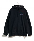 doubletダブレット）の古着「HIDDEN CHAOS EMBROIDERY HOODIE　20SS　20SS25CS148」｜ブラック