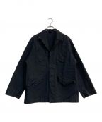 COMOLIコモリ）の古着「コットンツイルミリタリージャケット  17AW　L03-01006」｜ブラック