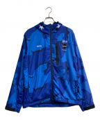 F.C.R.B.エフシーレアルブリストル）の古着「CAMOUFLAGE PRACTICE JACKET　FCRB-167013」｜ブルー