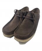 CLARKSクラークス）の古着「WALLABEE DARK BROWN SUEDE」｜ブラウン