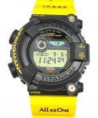 G-SHOCK×Love The Sea And The Earthジーショック×）の古着「デジタルウォッチ」｜ブラック × イエロー