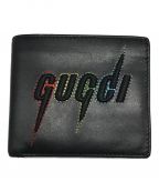 GUCCIグッチ）の古着「2つ折り財布」｜ブラック