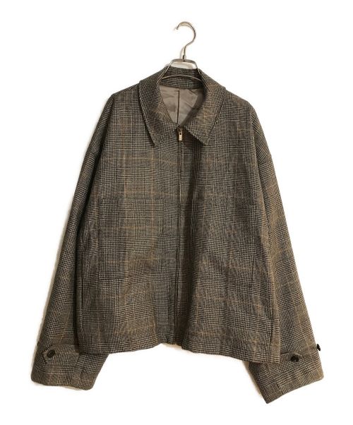 stein（シュタイン）stein (シュタイン) OVER SLEEVE DRIZZLER JACKET(WINDOW PEN)/オーバースリーブドリズラージャケット ベージュ サイズ:Sの古着・服飾アイテム