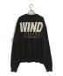 WIND AND SEA (ウィンド アンド シー) シルクブレンドニット ブラック サイズ:L：13000円