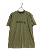 F.C.R.B.エフシーアールビー）の古着「POLARTEC POWER DRY AUTHENTIC LOGO TEE/ポーラーテックパワードライオーセンティックロゴティー」｜オリーブ