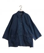 FRAMeWORKフレームワーク）の古着「BLUE DENIM テントラインカバーオール」｜インディゴ