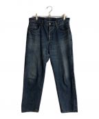 A.PRESSEアプレッセ）の古着「WASHED DENIM PANTS E」｜ブルー