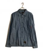 WTAPSダブルタップス）の古着「Chambray 01 Shirt Indigo」｜ネイビー