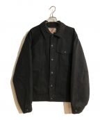 FILSONフィルソン）の古着「Short Lined Tin Cloth Cruiser Jacket」｜ブラック