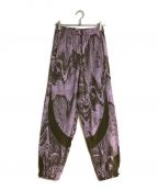 adidas×STELLA McCARTNEYアディダス×ステラマッカートニー）の古着「WOVEN TRACK PANTS PRINTED/ウーブントラックパンツプリンテッド」｜パープル