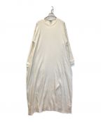 BASERANGEベースレンジ）の古着「SHAW LONG SLEEVE KAFTAN DRSH RIB」｜アイボリー